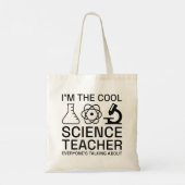 Tote Bag Je suis le professeur de sciences Cool (Dos)