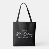 Tote Bag Je suis M. Darcy, genre de fille (Dos)
