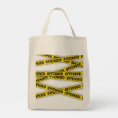 Tote Bag Je suis offensé que la police ne croise pas (Dos)