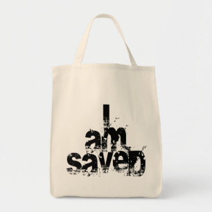 Tote Bag Je suis sauvé chrétien