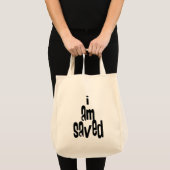 Tote Bag Je suis sauvé chrétien (Devant (produit))