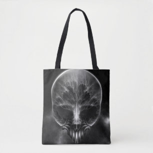 Tote Bag Je Suis Un Crâne Fractal De Doom
