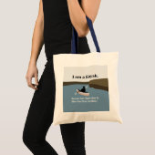 Tote Bag Je suis un Kayak Canoë Kayak (Devant (produit))