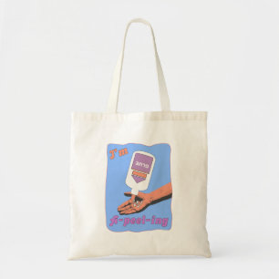 Tote Bag Je Suis Un Peel-Ing Glue Peel Fun Nostalgie