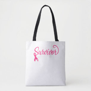Tote Bag Je suis un survivant de la sensibilisation au canc
