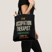 Tote Bag Je suis un thérapeute d'occupation (De près)