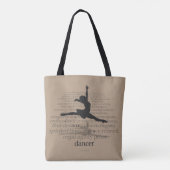 Tote Bag Je Suis Une danseuse (Dos)