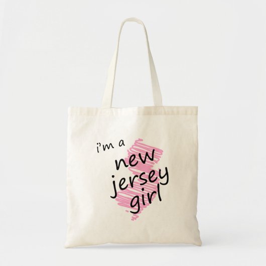Tote Bag Je suis une fille de New Jersey (Devant)