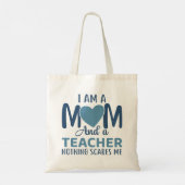 Tote Bag Je Suis Une Mère Et Un Enseignant (Dos)