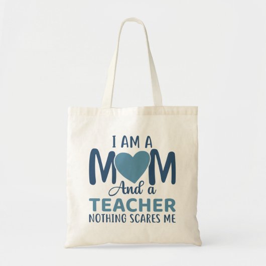 Tote Bag Je Suis Une Mère Et Un Enseignant (Devant)