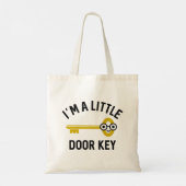Tote Bag Je suis une petite clé de porte (Dos)