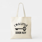 Tote Bag Je suis une petite clé de porte (Dos)