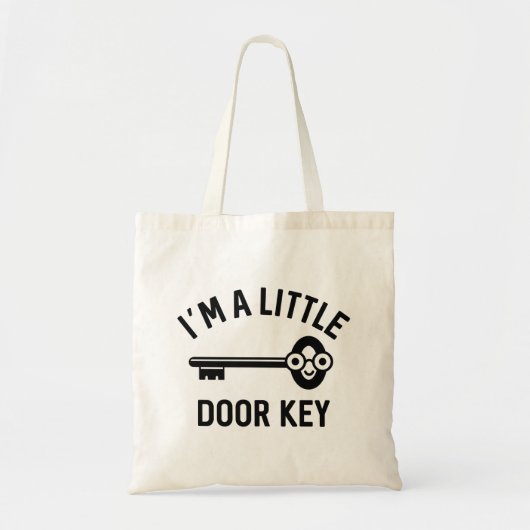Tote Bag Je suis une petite clé de porte (Devant)