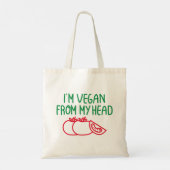 Tote Bag Je suis Vegan (Dos)