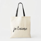 Tote Bag Je t’aime Je t’aime (Devant)