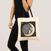 Tote Bag Je t'aime à la lune et au dos (Devant (produit))