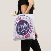 Tote Bag Je t'aime à la lune et au dos 4 (De près)