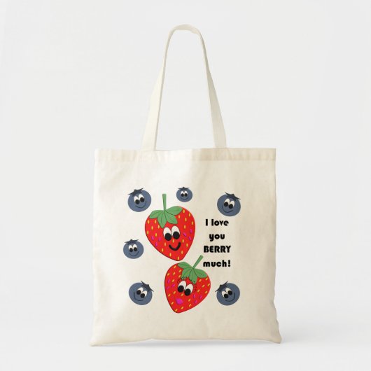 Tote Bag Je t'aime BAIE beaucoup ! (Devant)