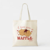 Tote Bag Je T'Aime Beaucoup De gaufre (Dos)