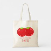 Tote Bag Je T'Aime De Ma Tête Tomates (Dos)