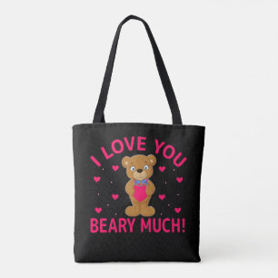 Tote Bag Je T'Aime Faire Beaucoup De Teddy Bear