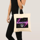 Tote Bag Je t'aime fourre-tout :) (Devant (produit))