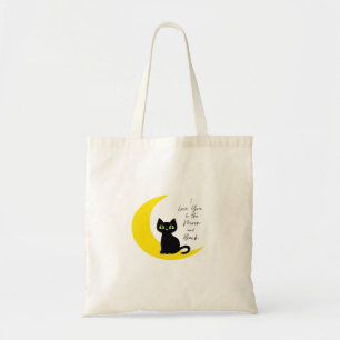 Tote Bag Je t'aime jusqu'à la lune et retour Amoureux de ch