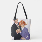 Tote Bag Je T'Aime, Maman Fille (Dos)