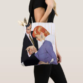 Tote Bag Je T'Aime, Maman Fille (De près)