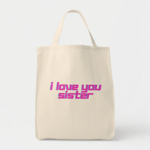 Tote Bag Je t'aime sœur