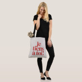 Tote Bag Je tiens à toi ! (Sur le modèle)