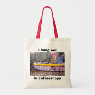 Tote Bag Je traîne dans Coffeshops