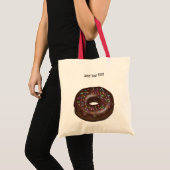 Tote Bag Je vais apporter les beignets ! (Devant (produit))