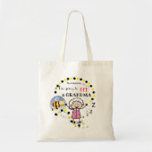 Tote Bag Je vais BEE a GRANDMA (Devant)