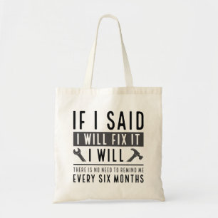 Tote Bag Je Vais Le Corriger