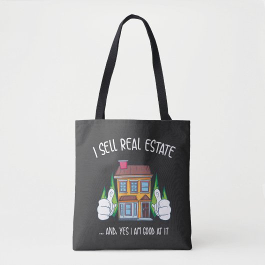 Tote Bag Je Vends Immobilier (Devant)