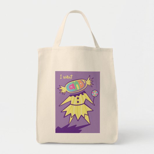 Tote Bag Je Veux Candy Sweet Tooth Fourre-tout (Devant)