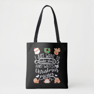 Tote Bag Je veux juste faire cuire des trucs Regarder les f