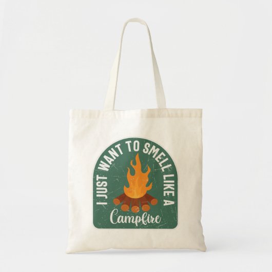 Tote Bag Je Veux Sentir Comme Un Feu De Campagne (Devant)