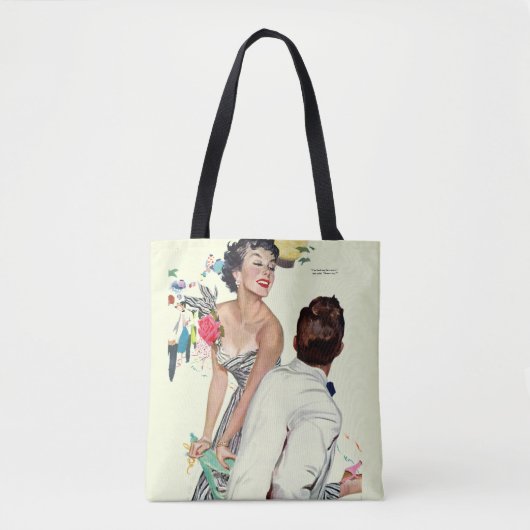 Tote Bag Je veux un homme 2 (Devant)