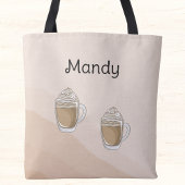 Tote Bag Je viens d'ajouter de la crème fouettée à mon café