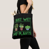 Tote Bag Je Viens D'Humer Mes Plantes Drôle Jardinier Agric (De près)