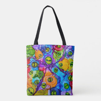 Tote Bag Je vois des Aliens