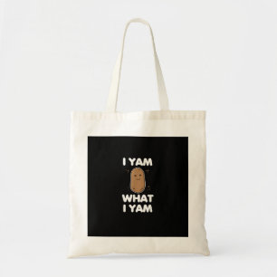 Tote Bag Je Yam Ce Que Je Yam Funny Thanksgiving