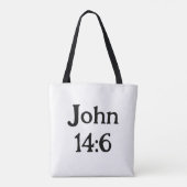 Tote Bag Jean 14:6 (Dos)