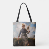 Tote Bag Jean-Francois Millet - La fillette (Dos)