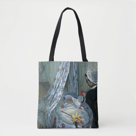 Tote Bag Jean Monet dans son berceau par Claude Monet (Devant)