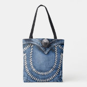 Tote Bag Jeans Pocket (Dos)