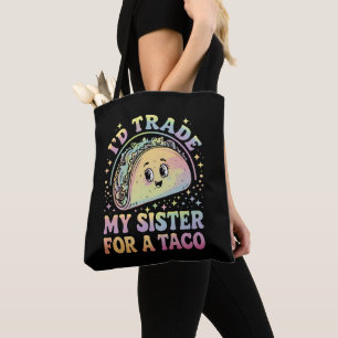 Tote Bag J'échangerais ma soeur contre un Taco Cinco De May