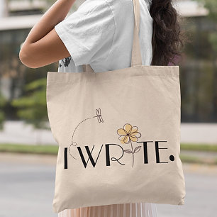Tote Bag J'ÉCRIS Élégant